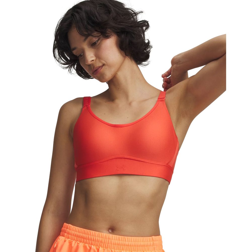 Under Armour Ua Infinity Mid 2.0 Bra - venom red