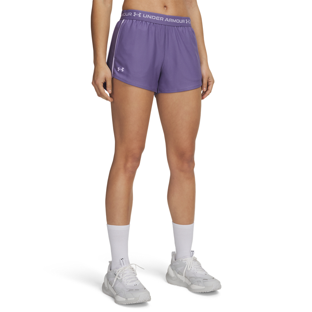 Under Armour Tech Play Up Shorts - purple luxe