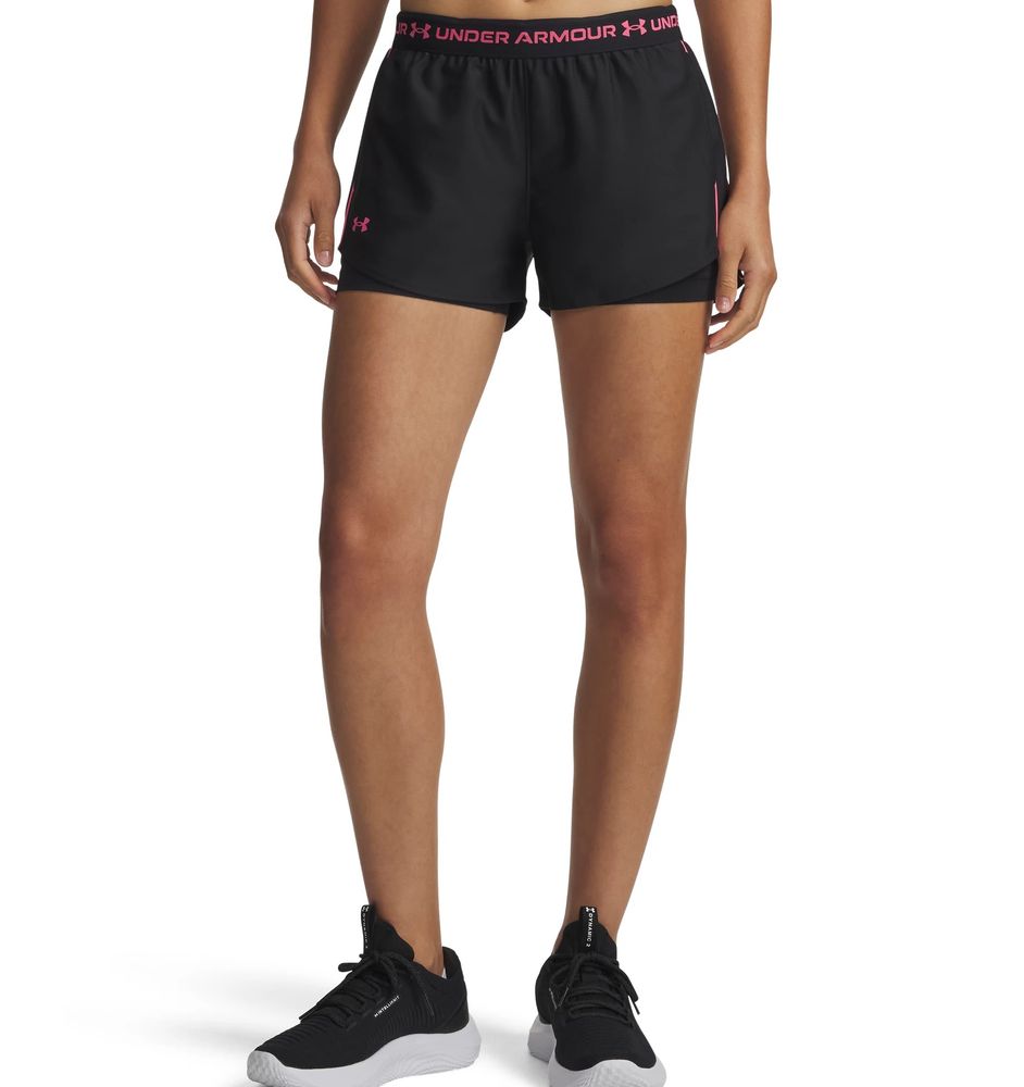 Under Armour Tech Play Up 2In1 Shorts - black