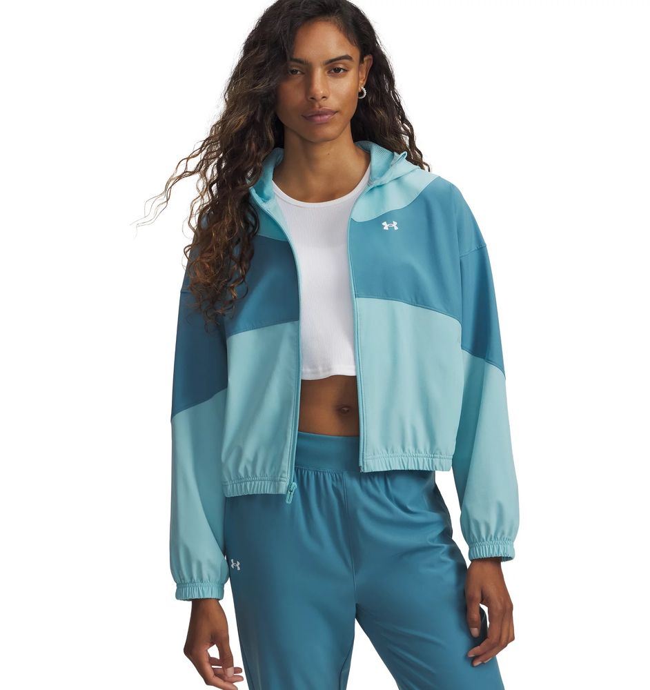 Under Armour Ua Rival Woven Jacke Hd - blue haze