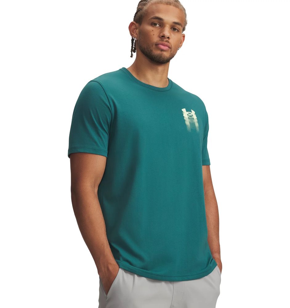 Under Armour Ua M Blur Logo Ss - rack green