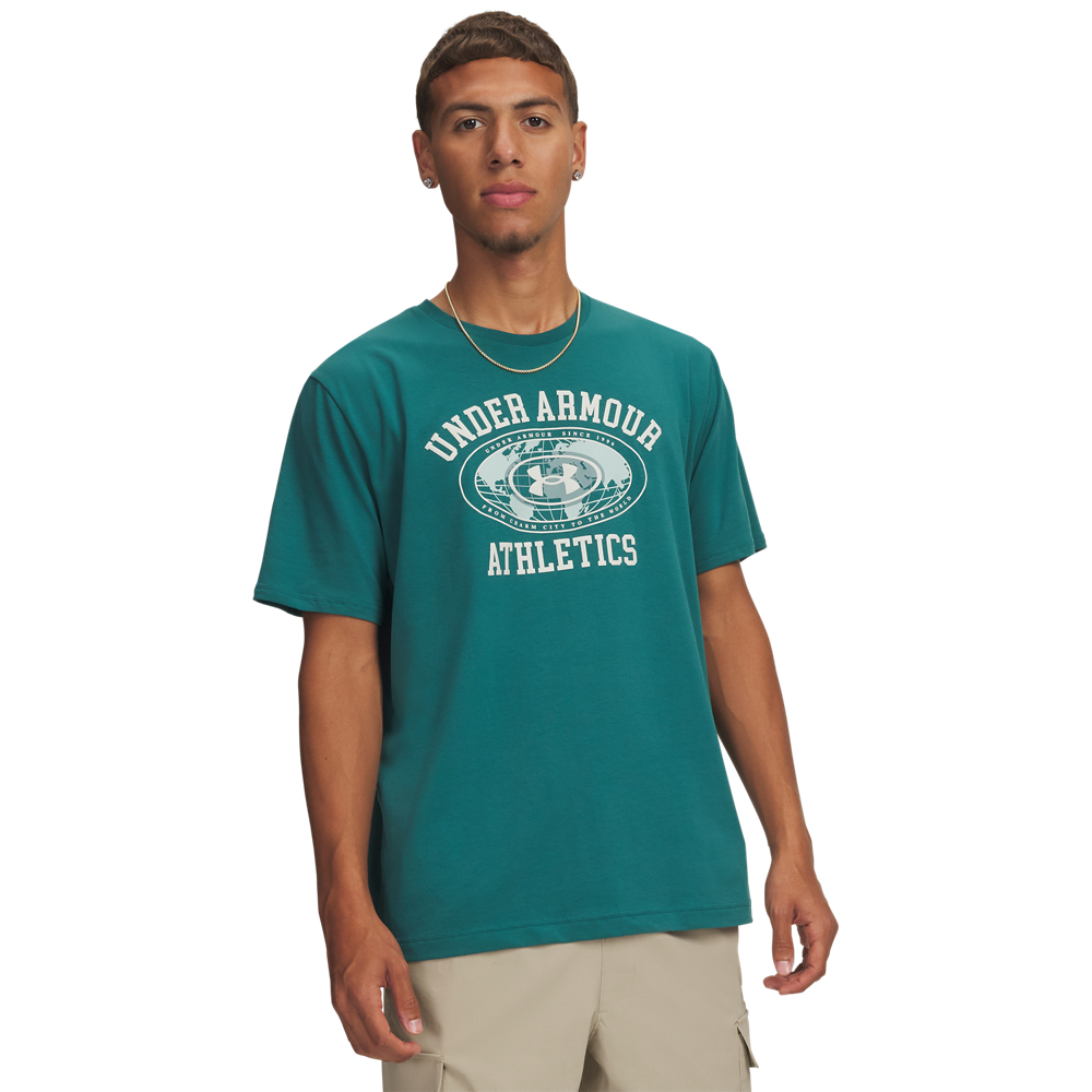 Under Armour Ua M 60/40S Armor Globe Ss - rack green