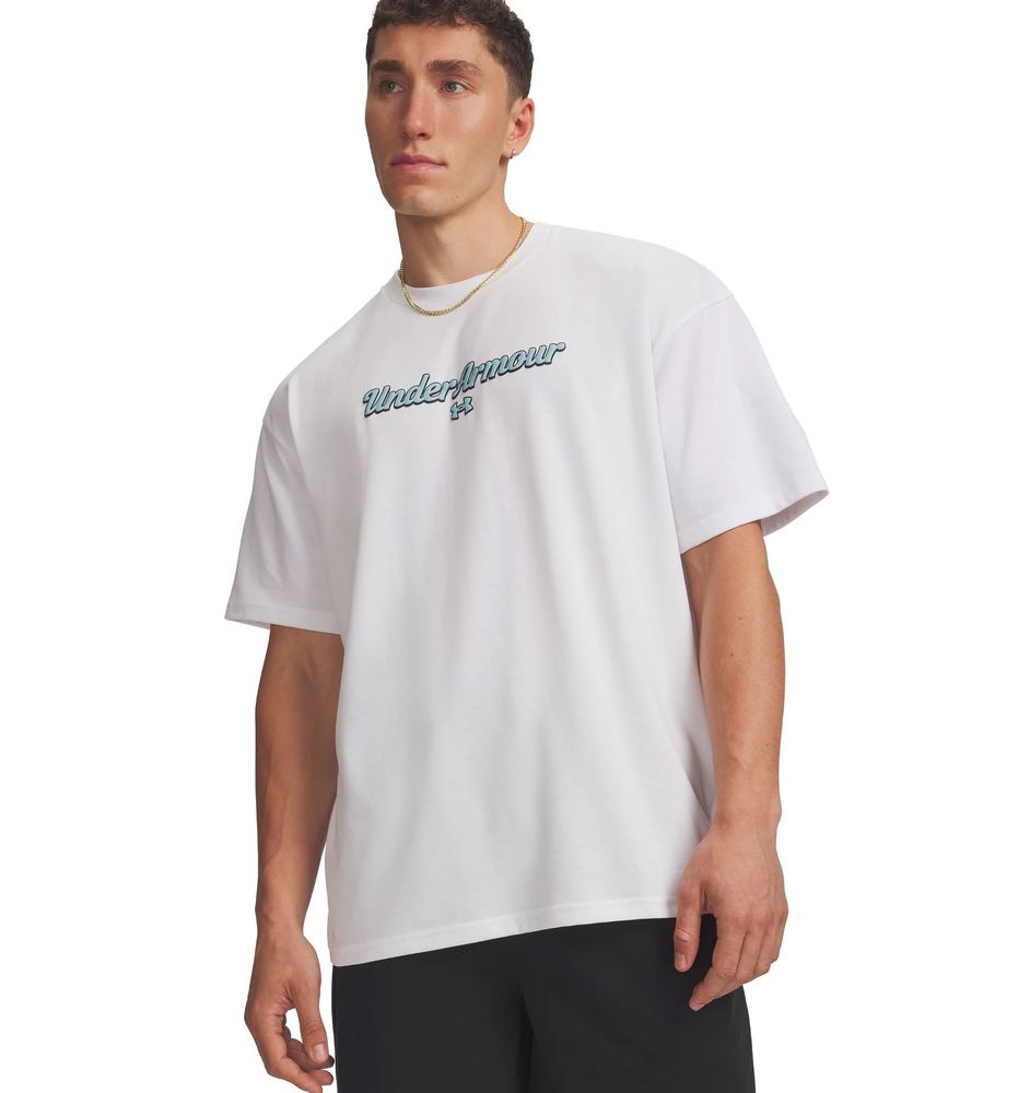 Under Armour Ua M Hwt Wm Ss - white