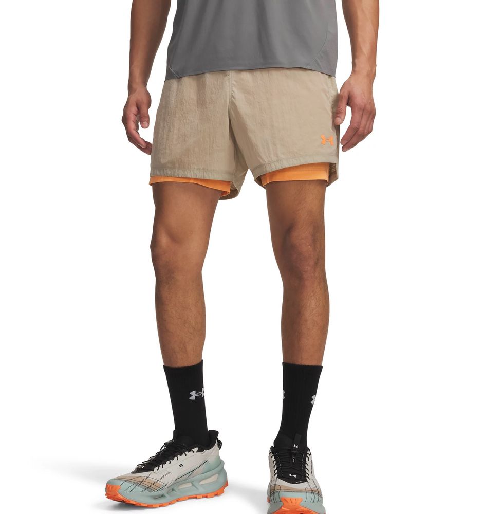 Under Armour M Trail Run 5' Lined Short - city khaki