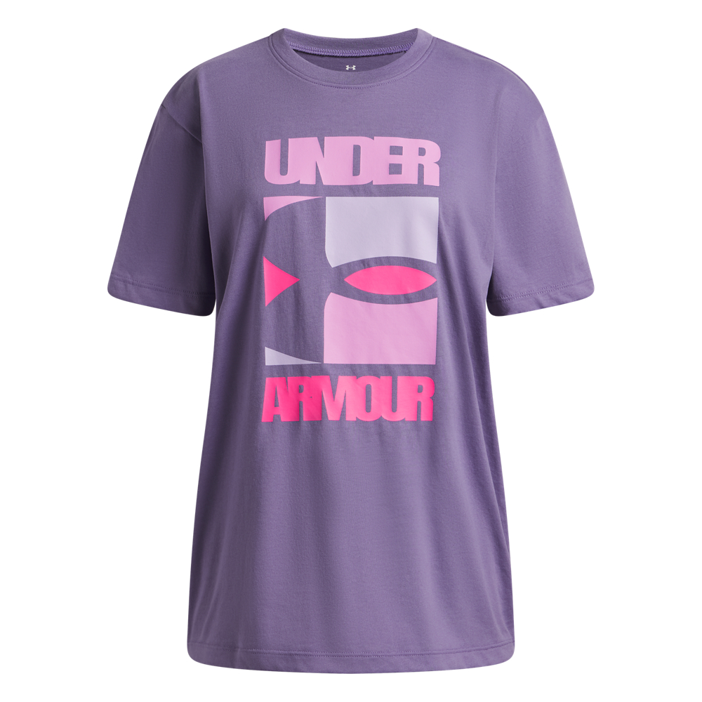 Under Armour Ua G Block Logo Os Ss - purple luxe