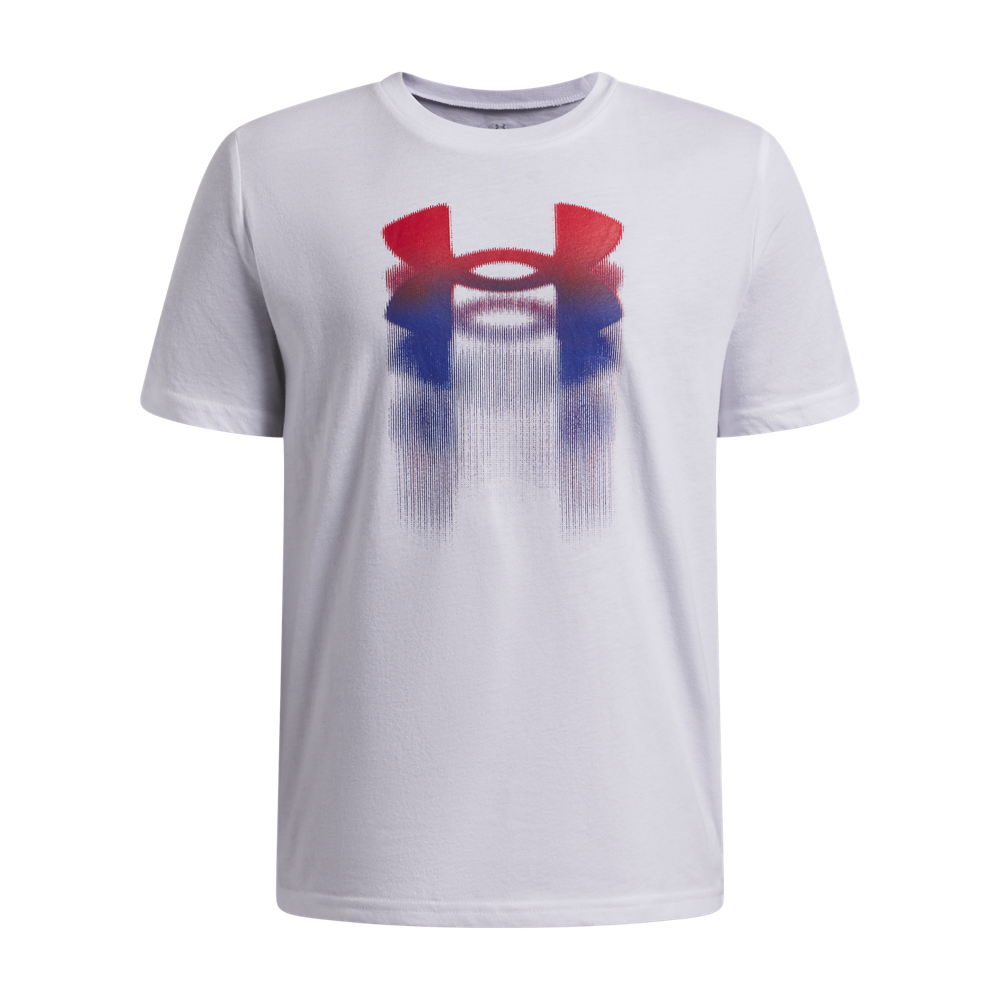Under Armour Ua B Logo Blur Ss - white