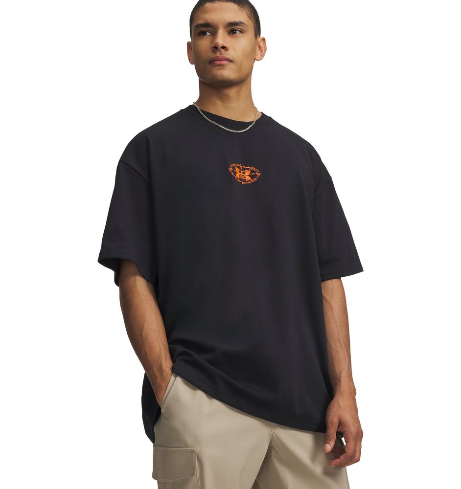 Under Armour U M Hwt Hoops Photoreal Ss - black