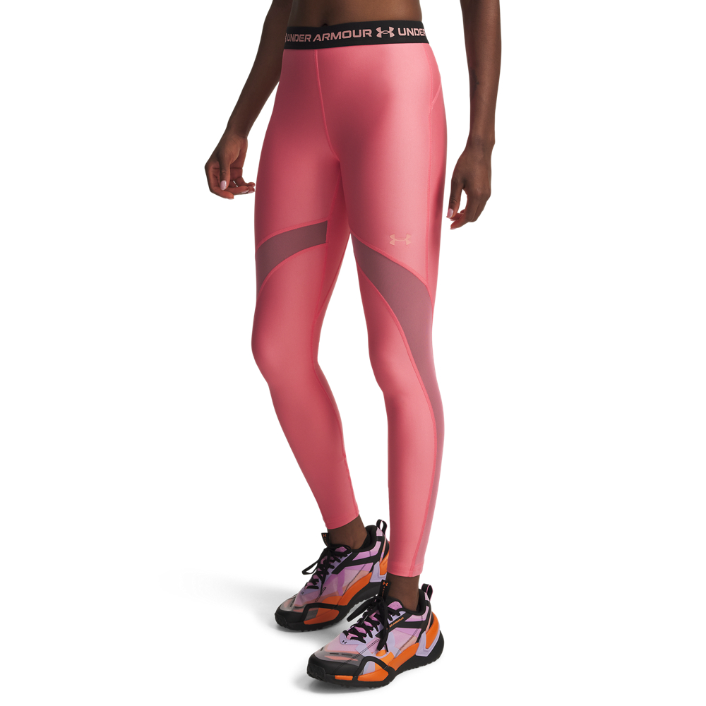 Under Armour Heatgear Mesh Legging - bittersweet pink