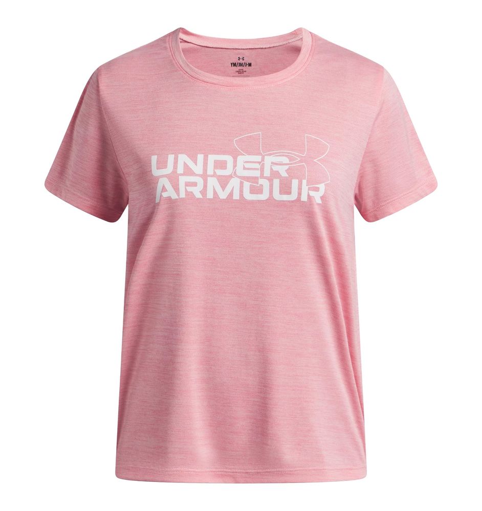 Under Armour Ua Tech Twist Wdmk Logo Ss - bittersweet pink