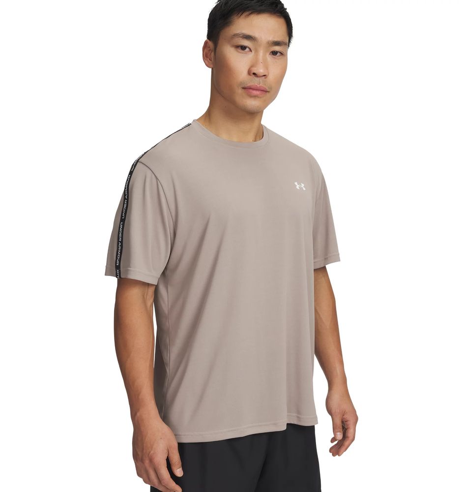 Under Armour Ua Tech Taping Ss - timberwolf taupe