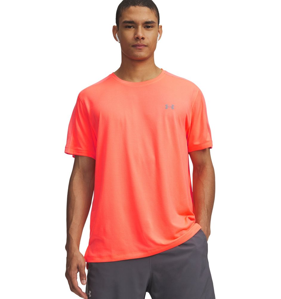 Under Armour Ua Velociti Reflct Ss - electric tangerine