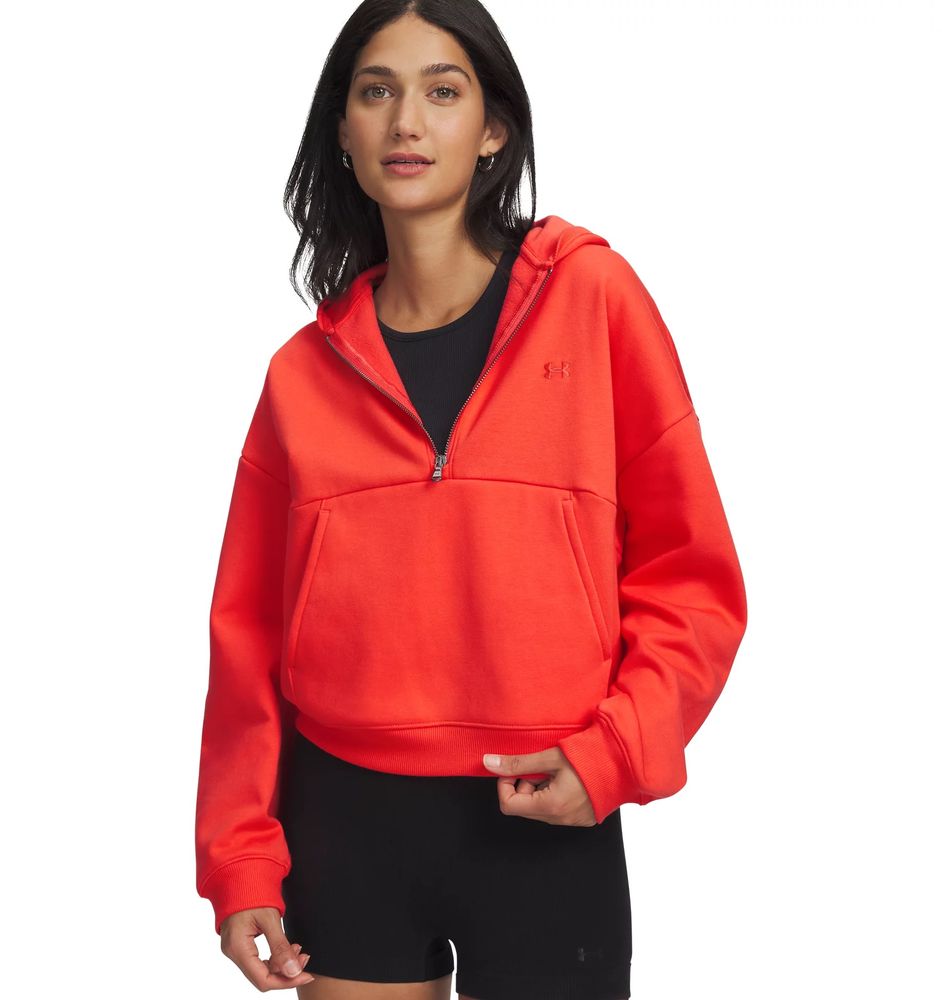 Under Armour Ua Icon Fleece Hz Hoodie - venom red