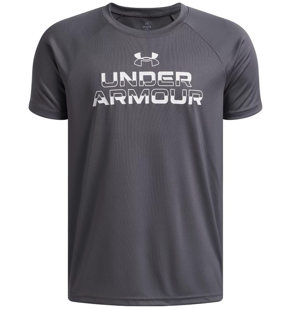 Under Armour Ua Tech Split Wordmark Ss - castlerock