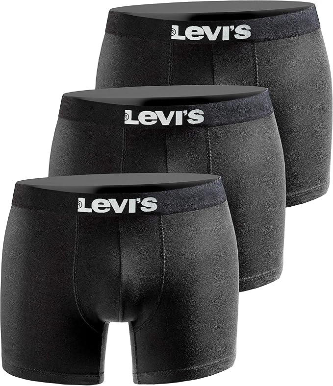 Levis Herren Boxershort Print Limited Black Edition 3er Pack - Black New One