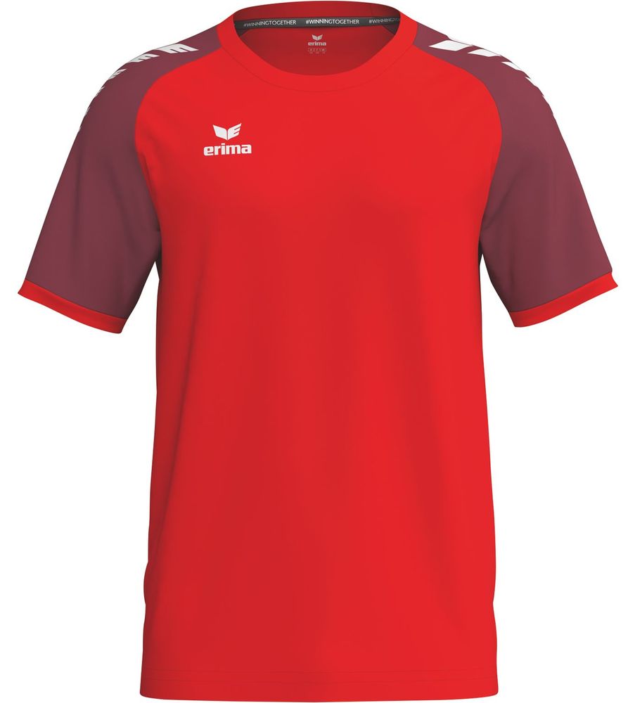 Erima Wings Jersey Shortsleeve - red/bordeaux