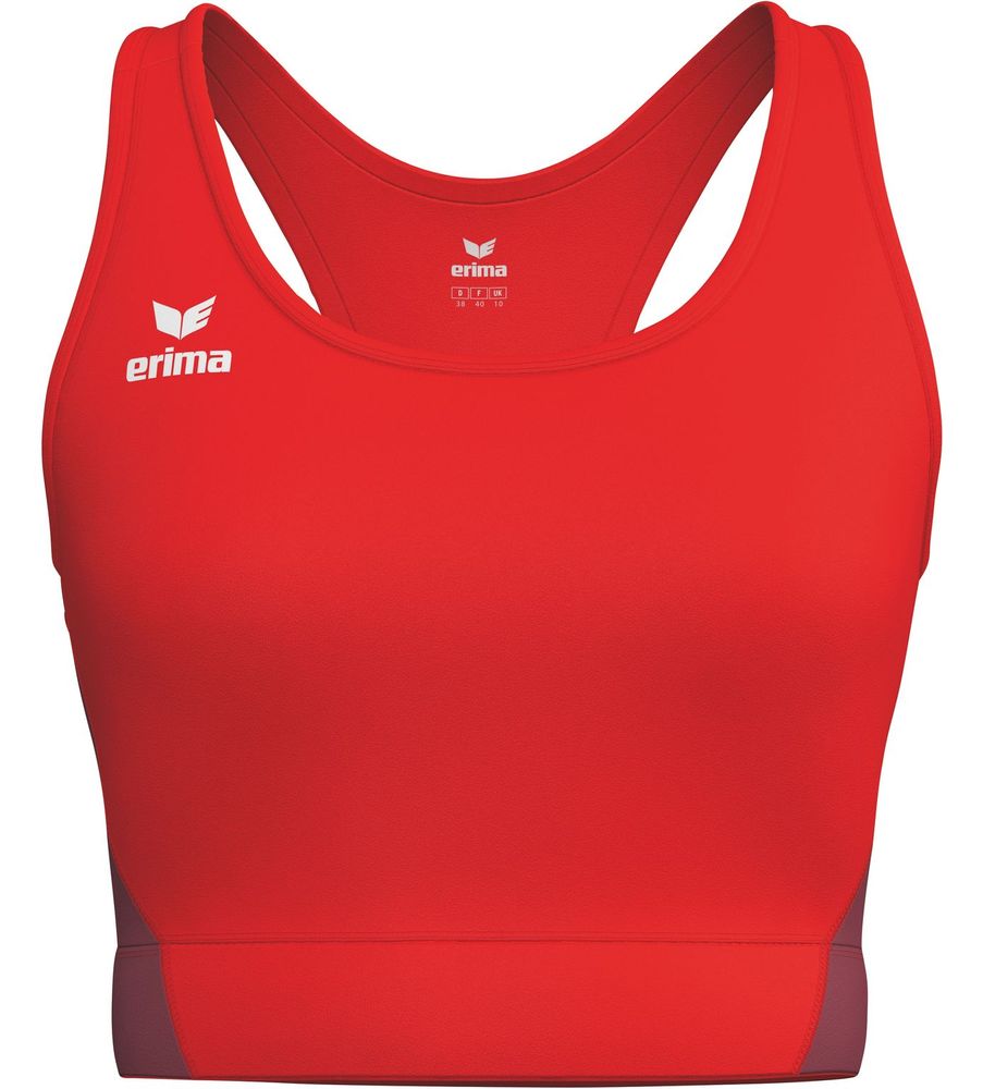 Erima T&F Bra - red/bordeaux
