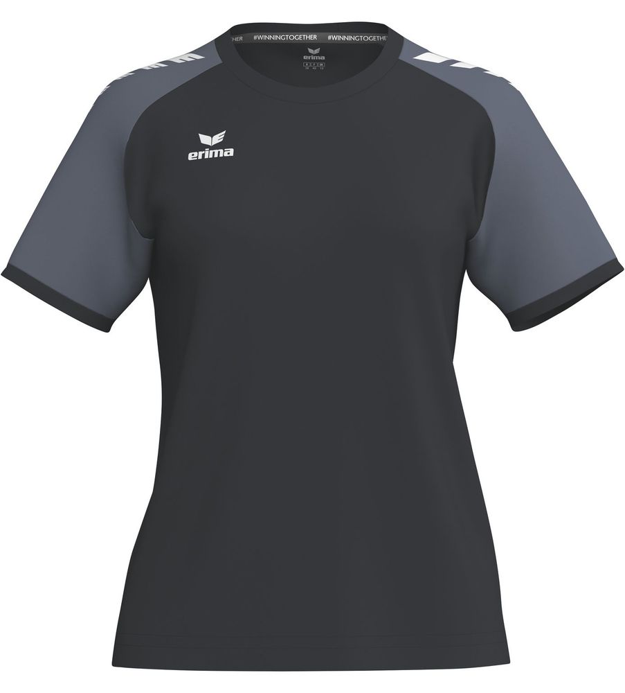 Erima Wings Jersey Shortsleeve - black/slate grey