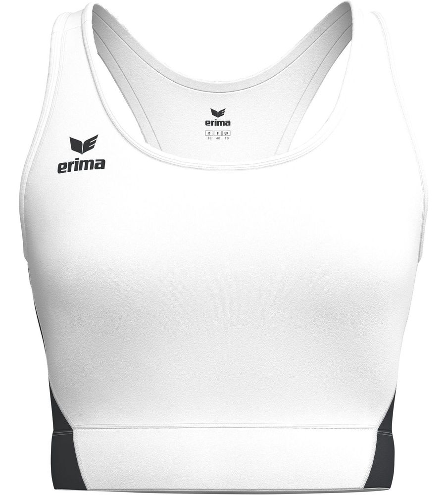 Erima T&F Bra - white/black