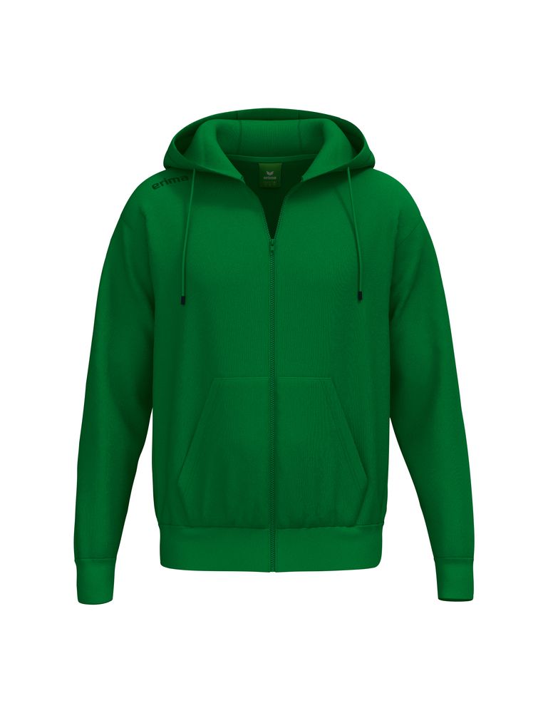 Erima Ts Hoody Jacket - smaragd