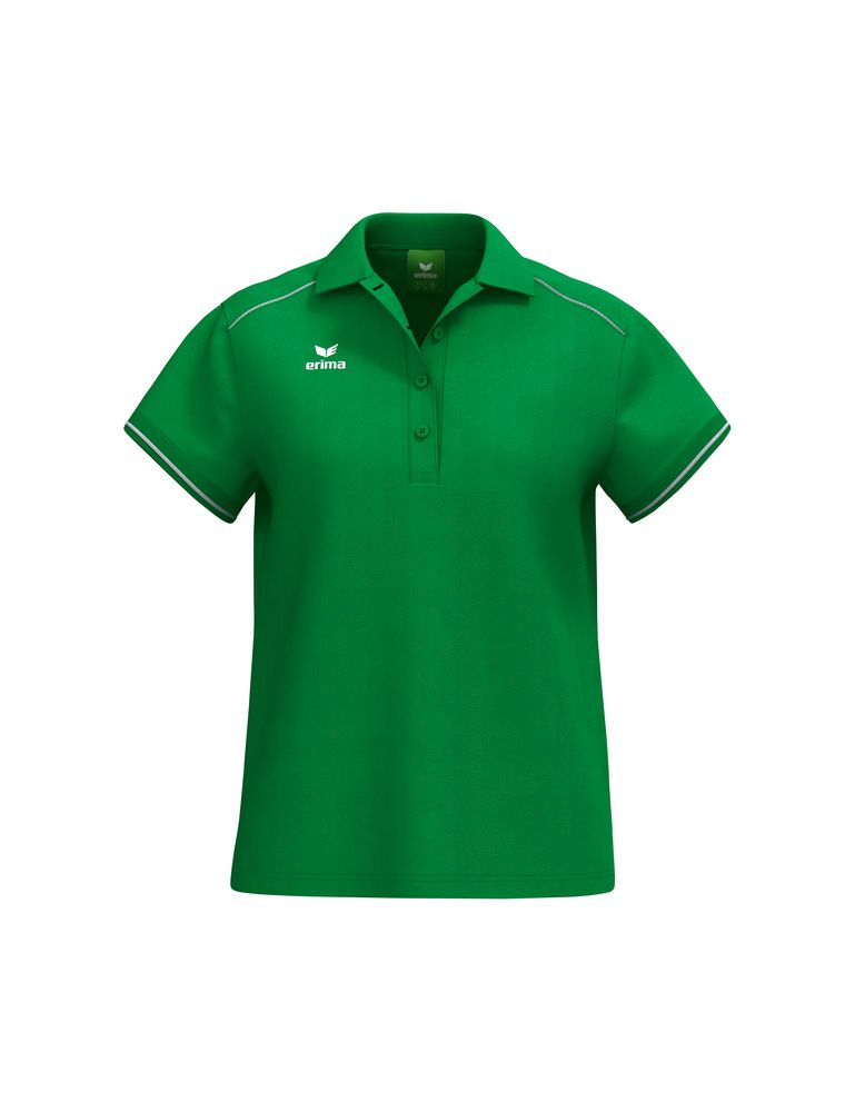 Erima Cmpt Poloshirt - smaragd/white