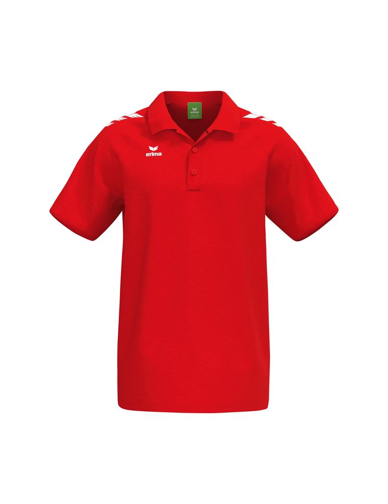 Erima Cmpt 3 Wings Poloshirt - red/white