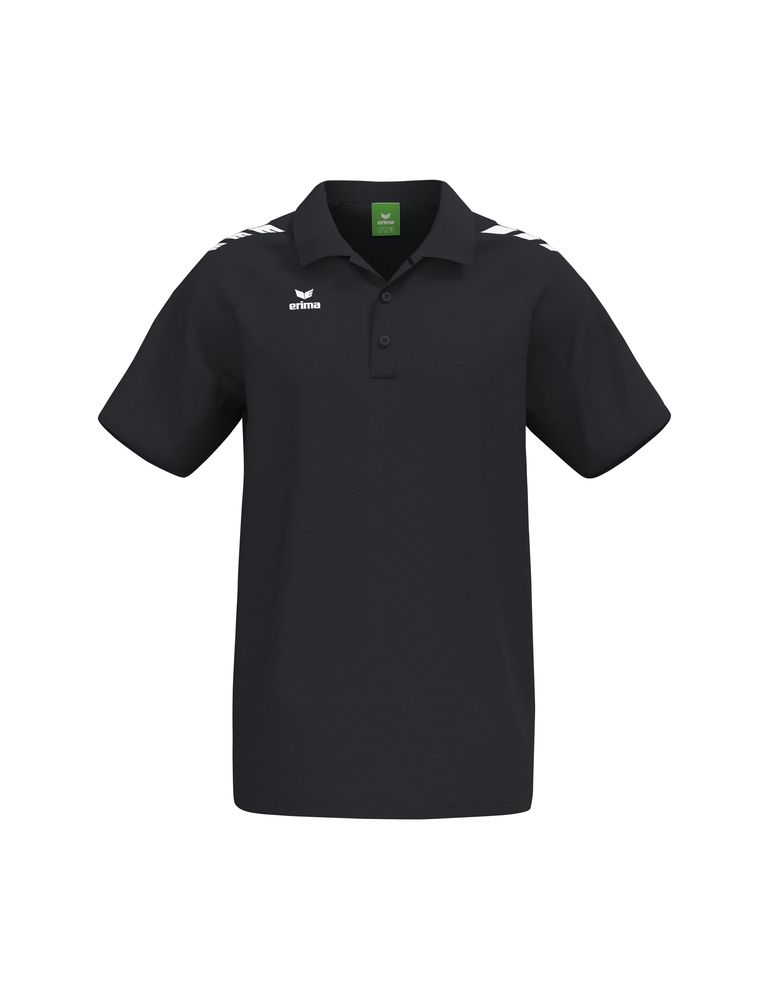 Erima Cmpt 3 Wings Poloshirt - black/white