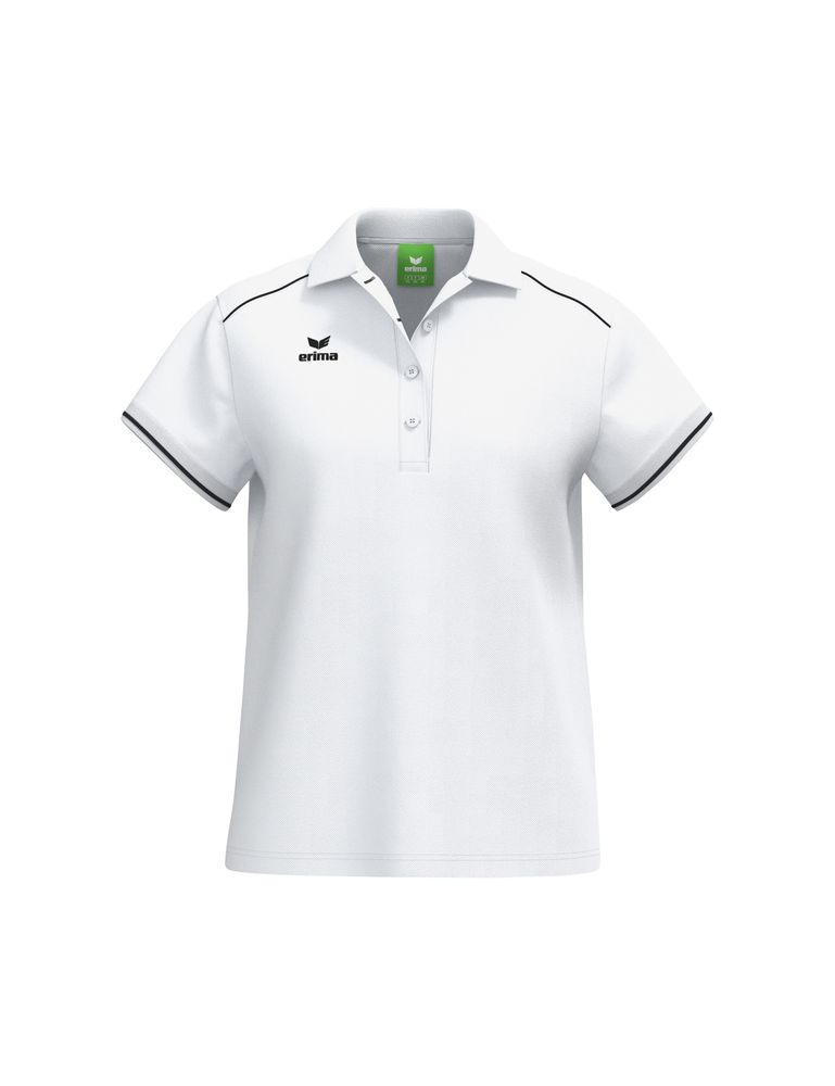 Erima Cmpt Poloshirt - white/black