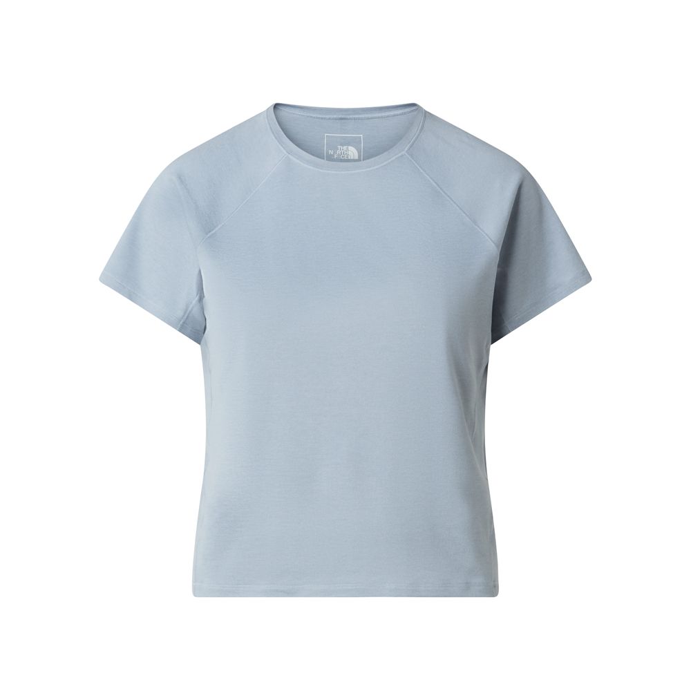 The North Face W JAIDA SS TEE - FROST GREY LIGHT HEATHE