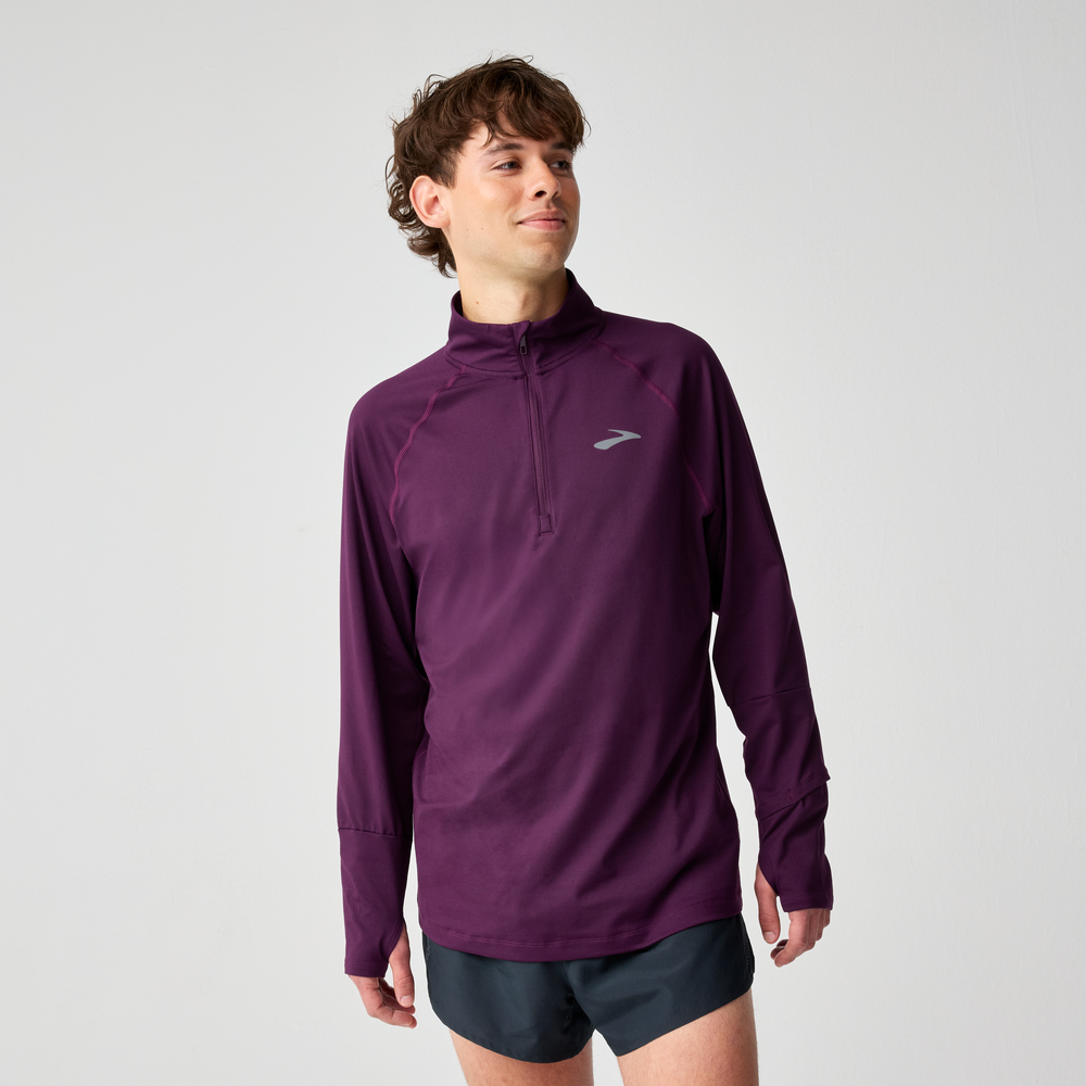 Brooks Dash 1/4 Zip 3.0 - burgundy blaze