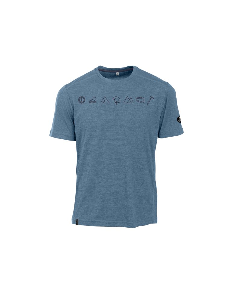 Maul Grinberg Fresh - 1/2 T-Shirt M - himmelblau