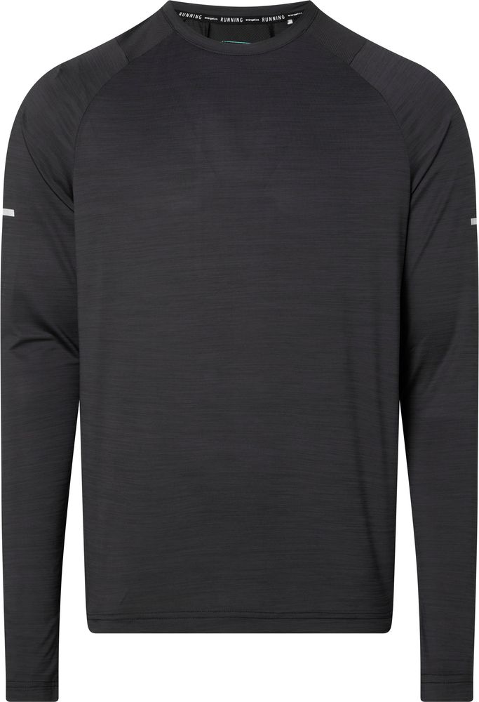 Energetics He.-Langarmshirt Ailo Ls M - melange/green smoke/