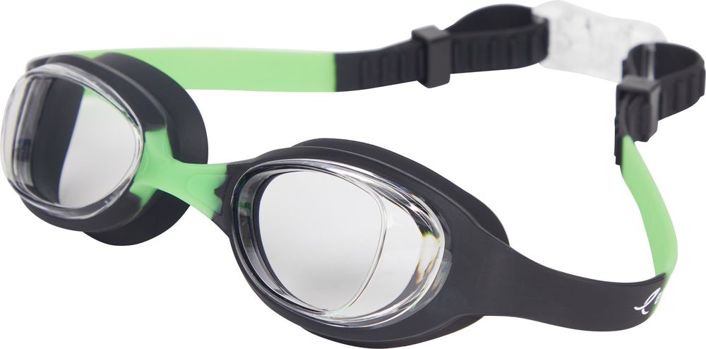 Energetics Ki.-Schwimmbrille Atlantic Jr - black/green lime