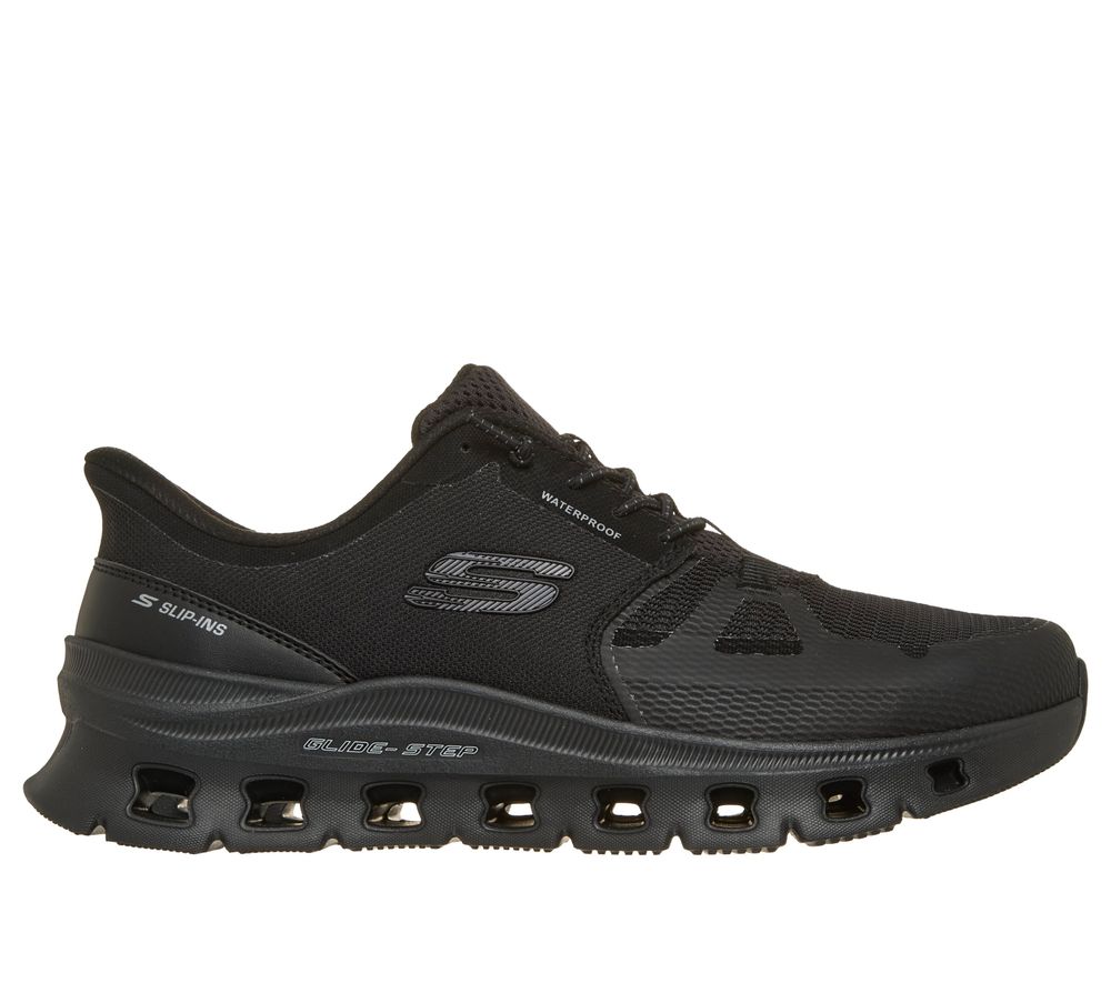 Skechers Waterproof Hotmelt Overlay Mes - black