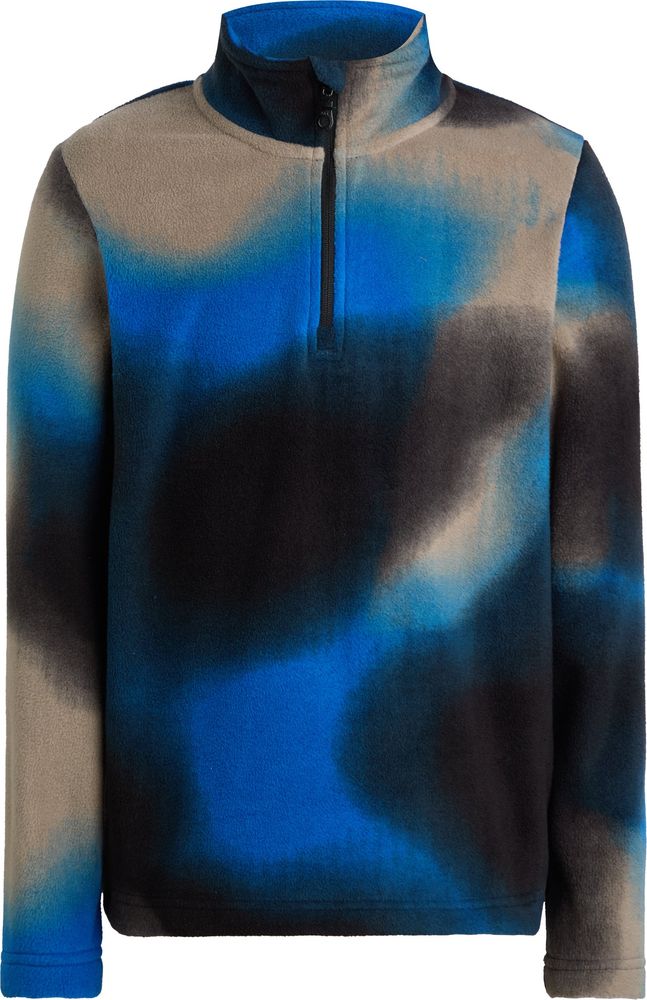 McKINLEY Ki.-Funktions-Shirt Tibone Hz Ml J - aop/blue dark