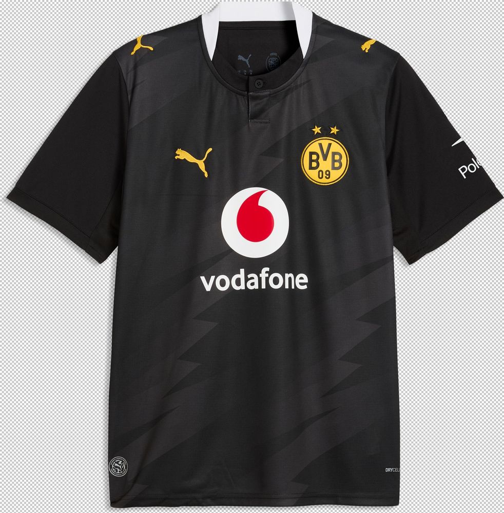 Puma Bvb Away Jersey Replica - puma black-flat dark gray