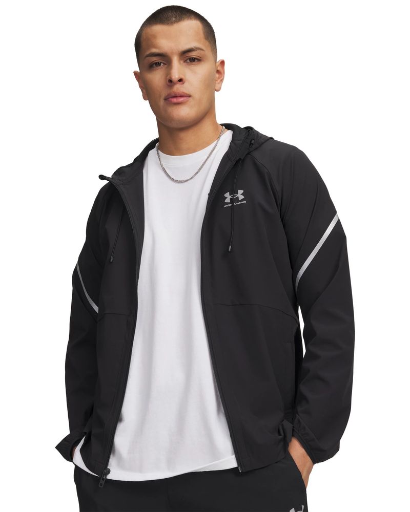 Under Armour UA VIBE WOVEN RFTV JKT - BLACK