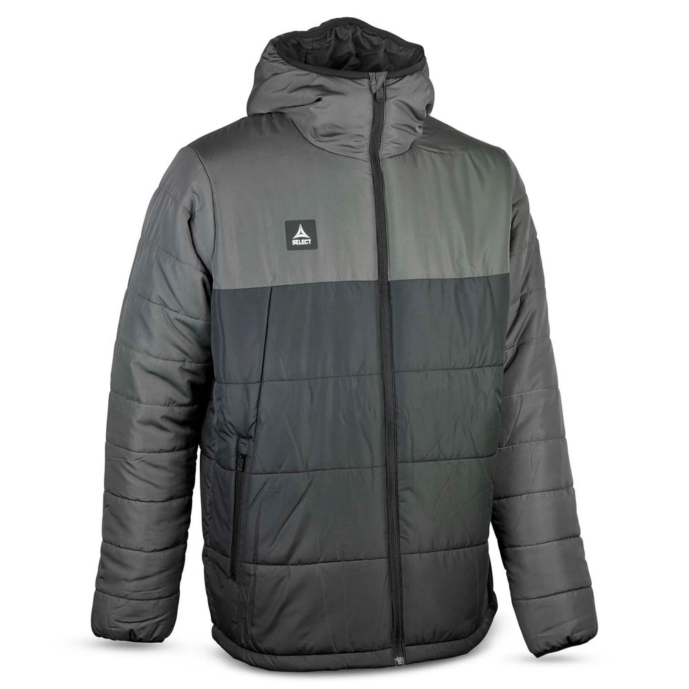 Select Steppjacke Oxford v25 - schwarz grau