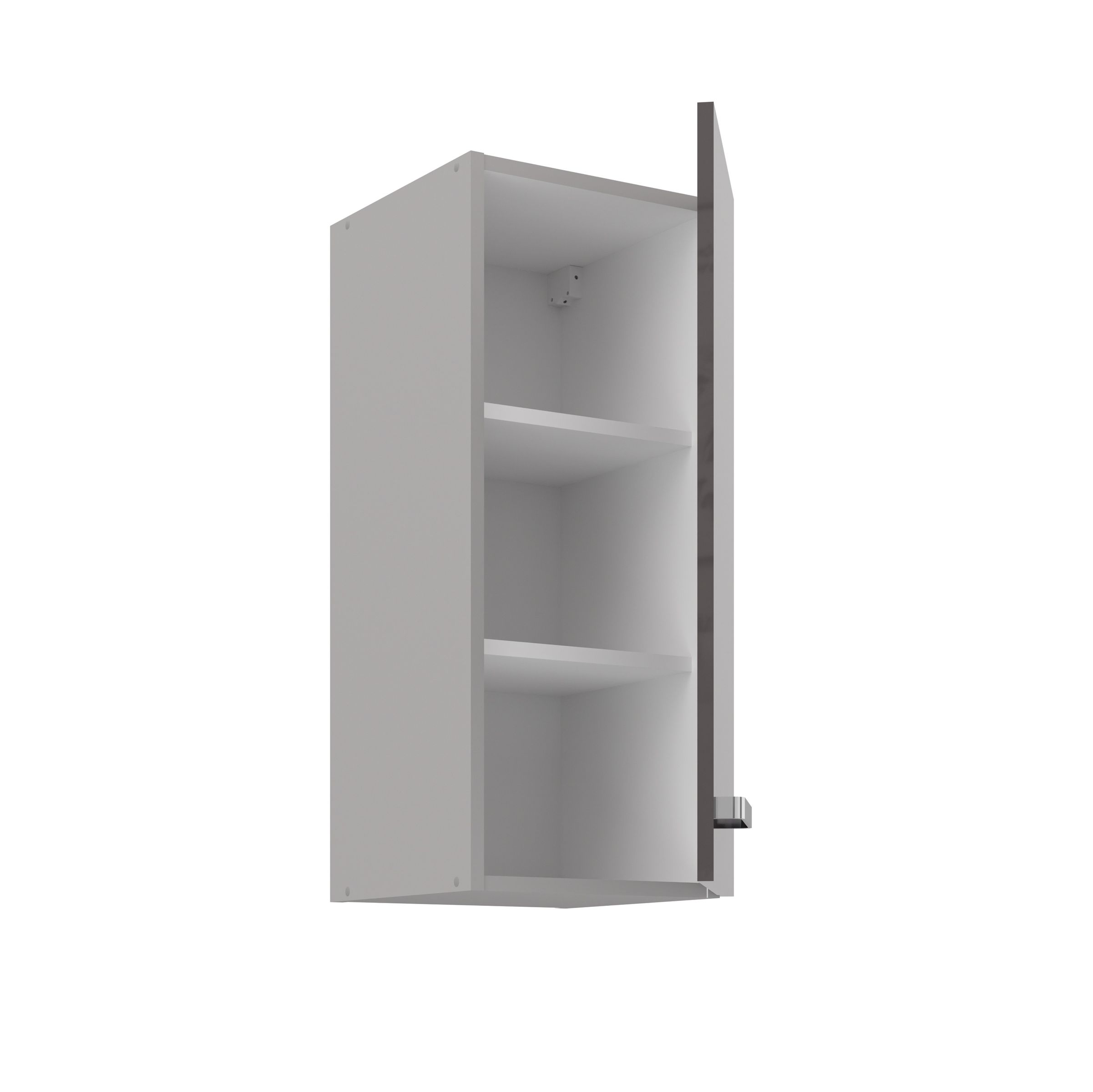 Küchen Hängeschrank 30 Hochglanz Grau Küchenzeile Küchenblock Küche Grey Bianca