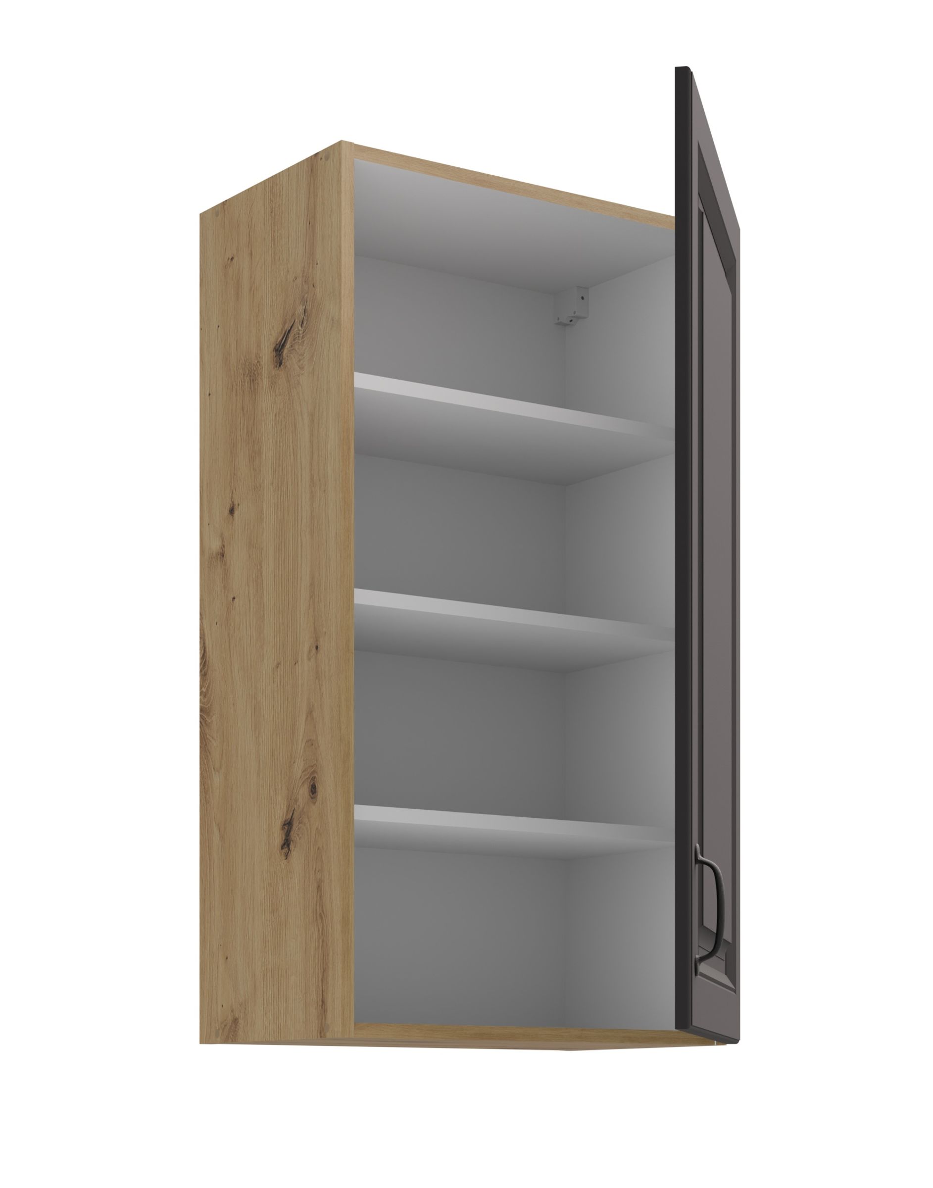 Hängeschrank 50-90 cm Stilo Grau + Eiche Artisan Küchenzeile Küchenblock Küche
