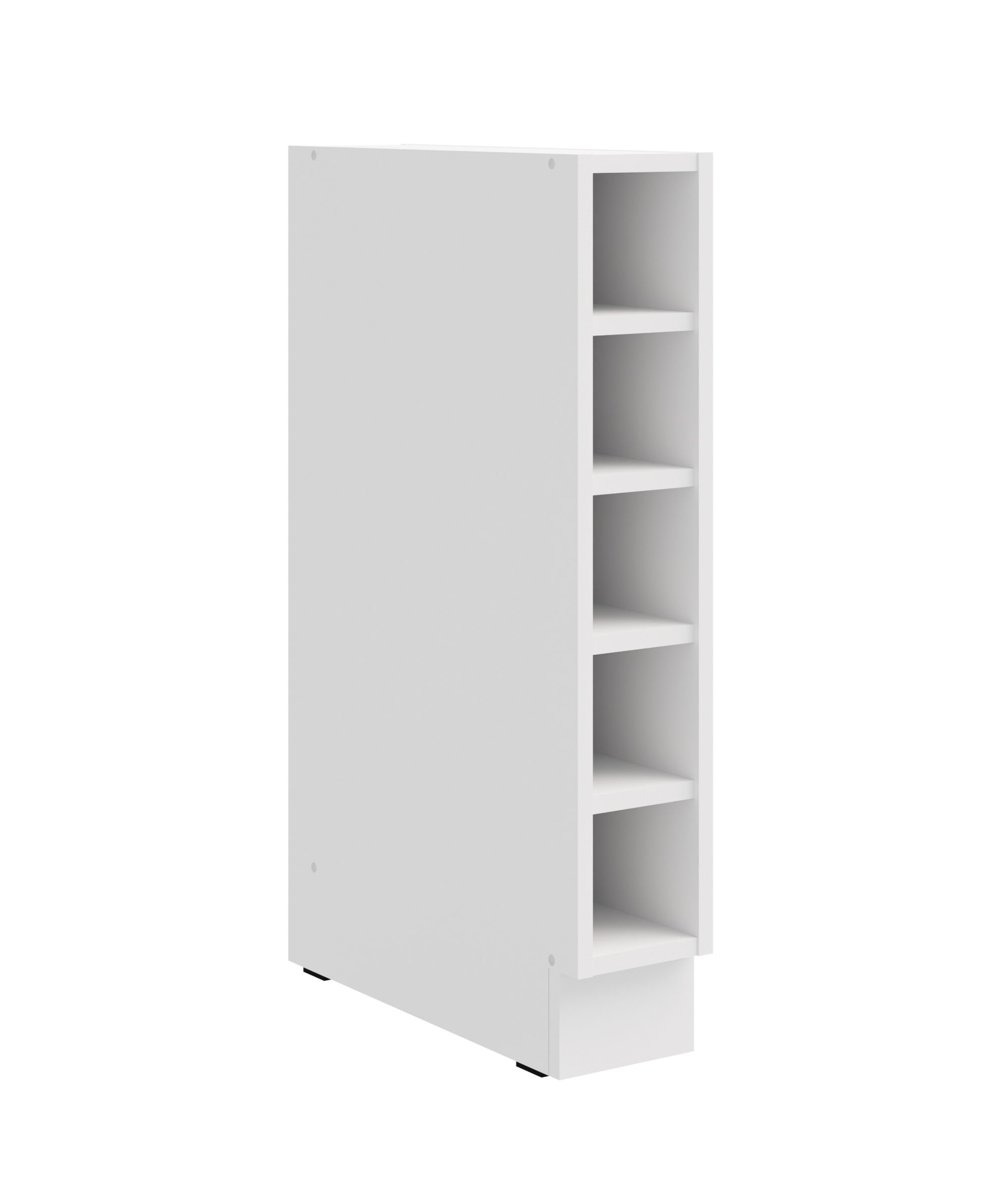 Küchen Unterschrank Regal 15 cm Weiß Küchenzeile Küchenblock Küche Einbauküche