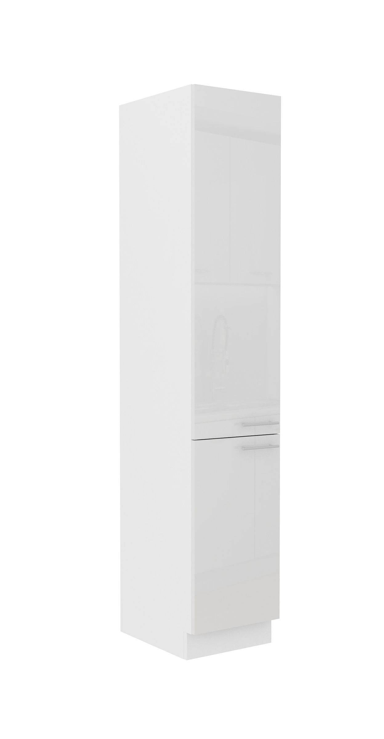 Küchen Hochschrank 40 Lara Weiß Hochglanz Küchenzeile Küchenblock Küche