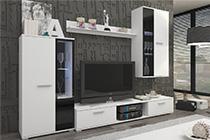 Moderne Wohnmöbel im Wohnraum
