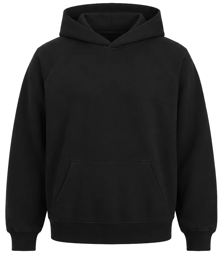 Basic Raglan Kapuzen Sweater Unisex