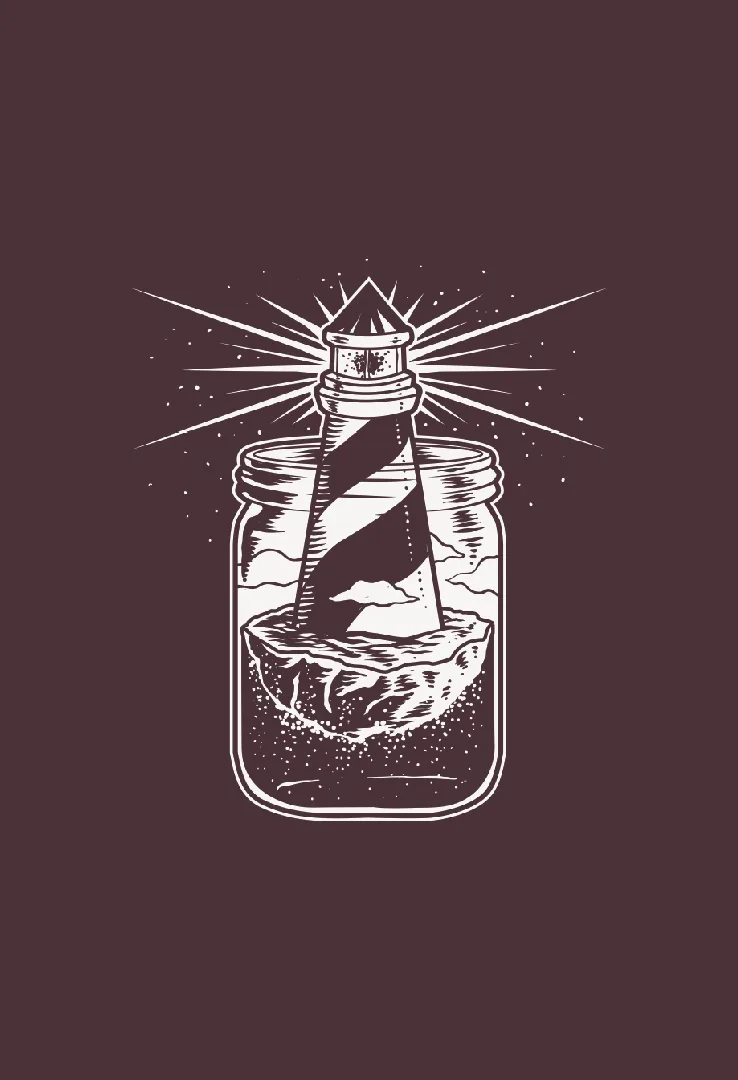 Cyroline-Print-T-Shirt-Leucht-Feuer-Leuchtfeuer-T-Shirt--Leuchtturm-Meer-Shirt--maritimes-T-Shirt-Design--Leuchtturm-Illustration-Tee--Meer-Abenteuer-Grafik-Shirt--nautisches-Leucht_1.png