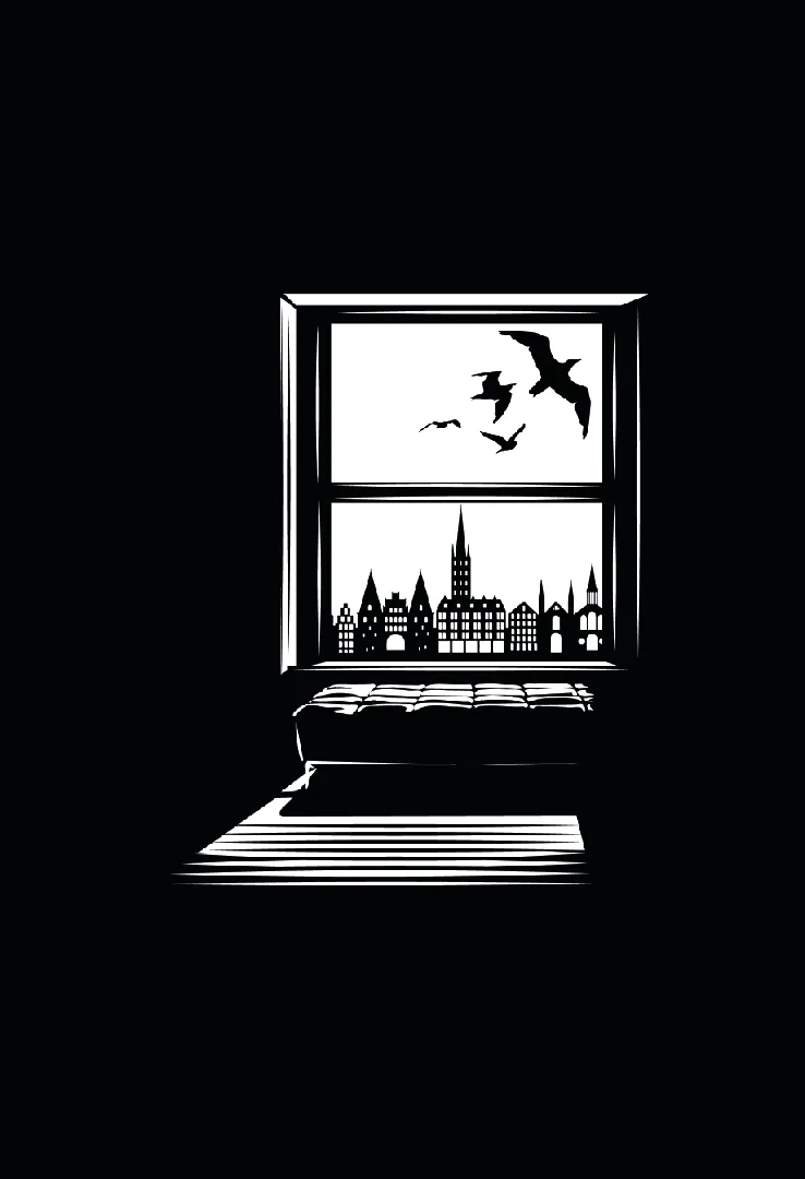 Cyroline-Print-T-Shirt-Luebeck-Window-Luebeck-Motiv--Hansestadt-Design--Luebeck-Altstadt--Holstentor-Luebeck--Maritime-Kunst--Norddeutschland--Stadt-Motiv--Architektur-Design--Moewen-.png