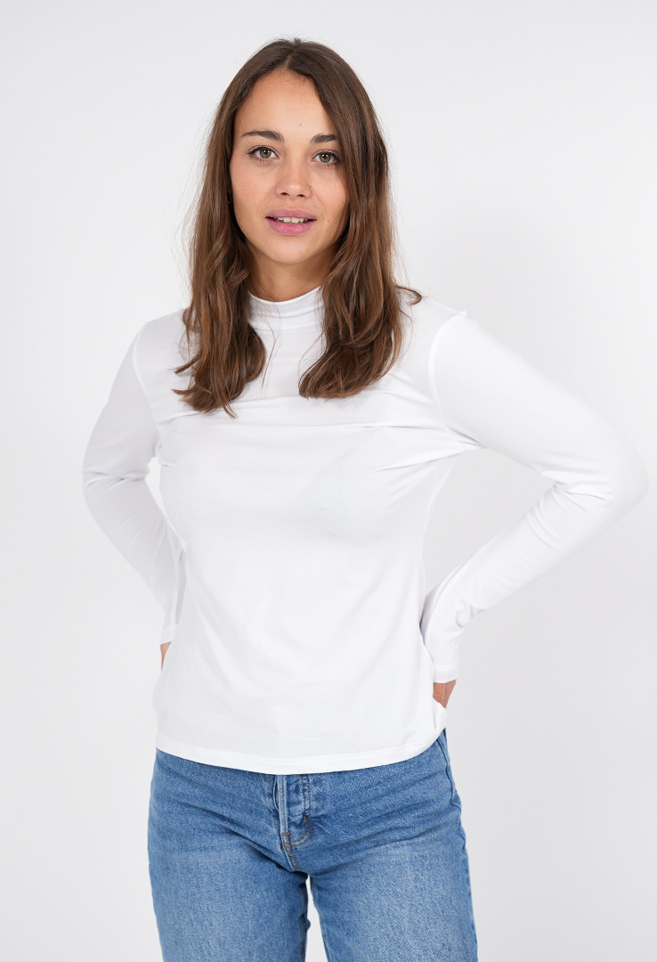 " Basic Longsleeve "Turtleneck Bliss"
