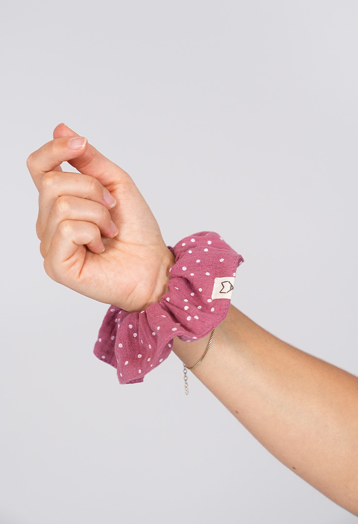 Scrunchie  gepunktet