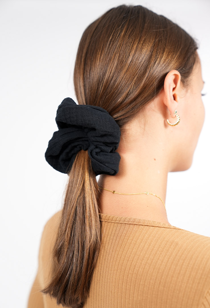Scrunchie aus Musselin extra groß