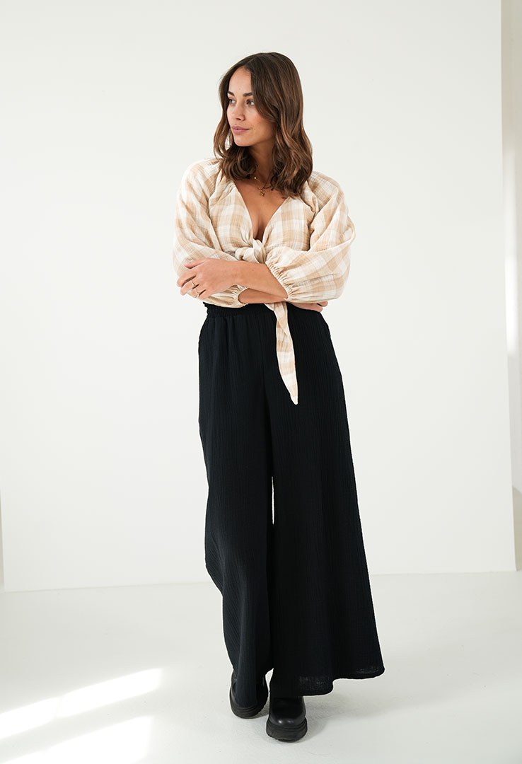 "Flowy Freedom" Musselinhose