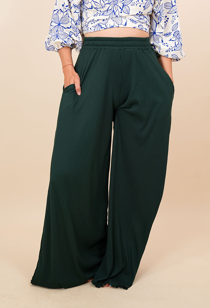 "Cutie Rib" weite Loungehose